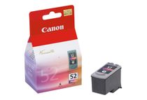 Canon CL-52 - noir, cyan clair, magenta clair - cartouche d