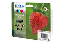 Epson 29 Fraise - Pack de 4 - noir, cyan, magenta, jaune - cartouche d