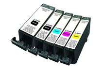 Cartouche compatible Canon PGI-525/CLI-526 - pack de 5 - noir x2, cyan, magenta, jaune - Uprint