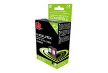 Cartouche compatible HP 301XL - pack de 2 - noir, cyan, magenta, jaune - Uprint