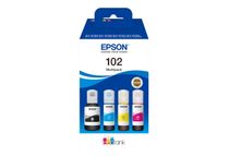 Epson EcoTank 102 - pack de 4 - noir, jaune, cyan, magenta - réservoir d