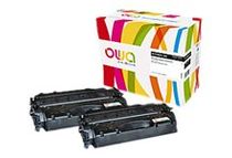 Cartouche laser compatible HP 80X - pack de 2 - noir - Owa K35590OW