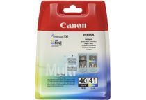 Canon PG-40/CL-41 - Pack de 2 - noir, couleur (cyan, magenta, jaune) - cartouche d