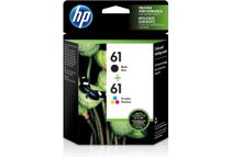 HP 61 - Pack de 2 - noir et 3 couleurs - cartouche d