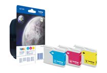 Brother LC1000 - pack de 3 - cyan, magenta, jaune - cartouche d