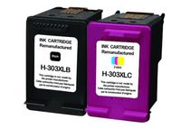 Cartouche compatible HP 303XL - pack de 2 - noir, cyan, magenta, jaune - Uprint