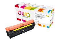 Cartouche laser compatible HP 650A - jaune - Owa K15577OW