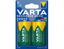 VARTA Accu power - 2 piles alcalines rechargeables - C LR14 Pas Cher