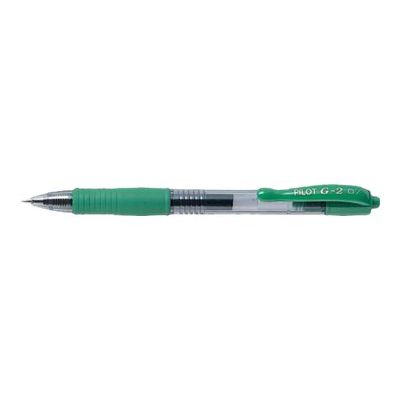 4902505166549-Pilot G-2 - Roller encre gel rétractable - 0,7 mm - vert-Angle gauche-1