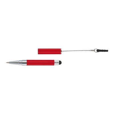 4014421312174-ONLINE i-charm - Stylo à bille - encre bleue - moyen - corps rouge-Angle gauche-1