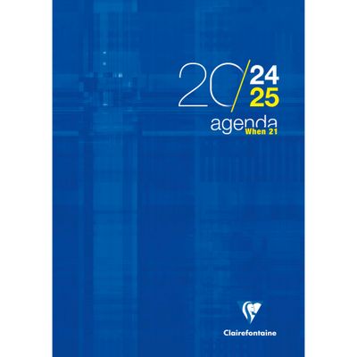 3329680319903-Agenda When - 1 semaine sur 2 pages - A4 (21 x 29,7 cm) - disponible dans différentes couleurs - Exaco--2