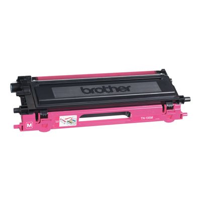 4977766648158-Brother TN135 - magenta - cartouche laser d'origine-Angle gauche-1