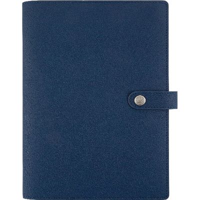 3664447129303-Agenda spiralé Lady Kent - 1 semaine sur 2 pages - 22 x 28 cm - bleu - Oberthur--0