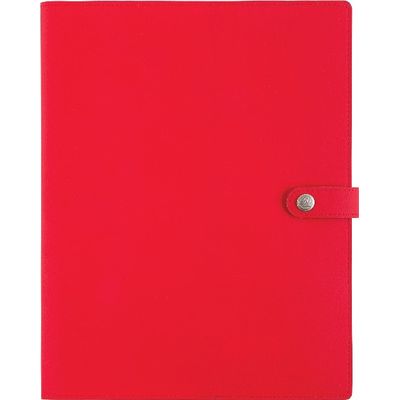 3664447129327-Agenda spiralé Lady Kent - 1 semaine sur 2 pages - 22 x 28 cm - rouge - Oberthur--0