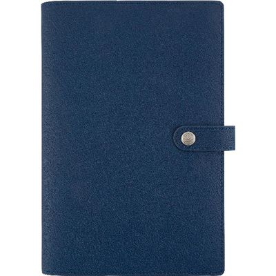 3664447129358-Agenda spiralé Lady Kent - 1 semaine sur 2 pages - 17 x 24,5 cm - bleu - Oberthur--0