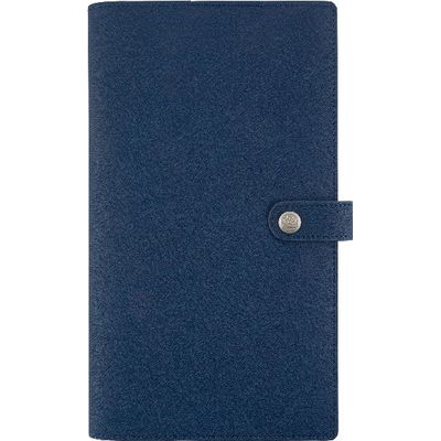 3664447129402-Agenda de poche spiralé Lady Kent - 1 semaine sur 2 pages - 9,5 x 17,5 cm - bleu - Oberthur--0