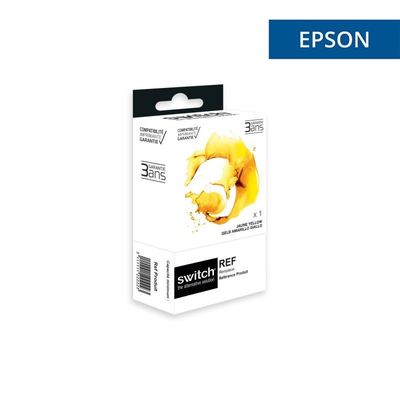 3700654238107-Cartouche compatible Epson 604XL Piments - jaune - Switch--0