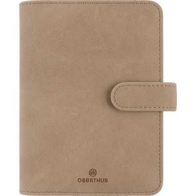 3664447188140-Organiseur Ramatuelle - 14 x 18,5 cm - taupe - Oberthur--0