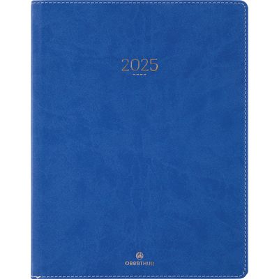 3664447183527-Agenda Eton - 1 semaine sur 2 pages - 22 x 28 cm - bleu - Oberthur--0