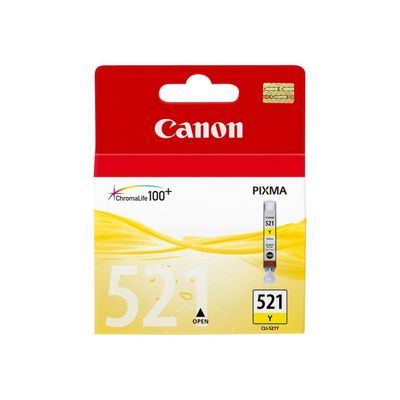 4960999577531-Canon CLI-521 - jaune - cartouche d'encre originale-Avant-2