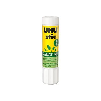 40267470-UHU stic ReNATURE - Bâton de colle - 40 g - Plastique écologique-Avant-0