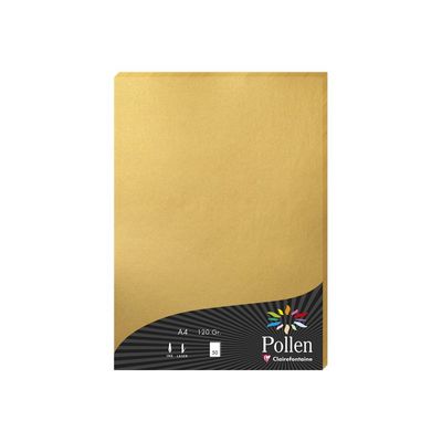 3329680042009-Clairefontaine Pollen - papier coloré - 50 feuille(s) - A4 - 120 g/m²-Avant-0