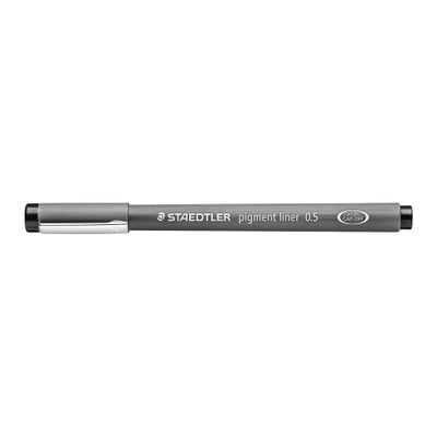 4007817330432-STAEDTLER pigment liner - Feutre fin - 0.5 mm - noir--0