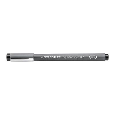 4007817327081-STAEDTLER pigment liner - Feutre fin - 0.2 mm - noir--0