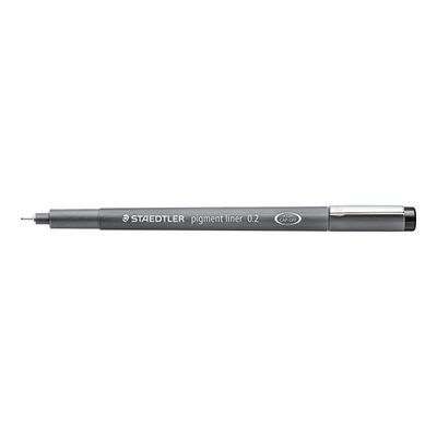 4007817327081-STAEDTLER pigment liner - Feutre fin - 0.2 mm - noir--1