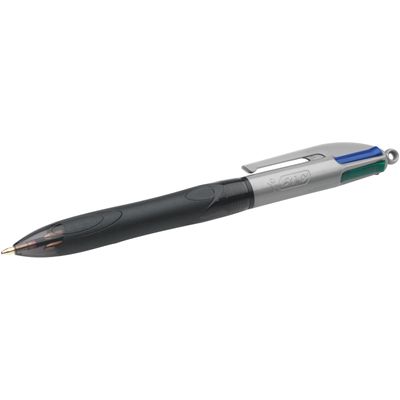 3086123372382-BIC 4 Couleurs Grip Pro - Stylo à bille 4 couleurs--1