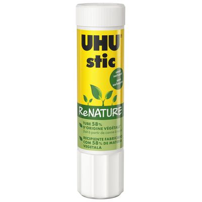 40267395-UHU stic ReNATURE - Bâton de colle - 8.2 g - Plastique écologique--0