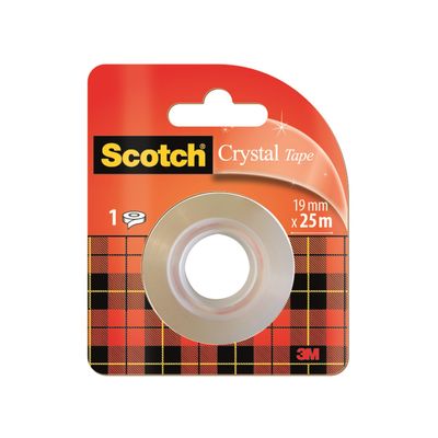 0051131592070-Scotch Crystal - Recharge Ruban adhésif - 19 mm x 25 m--0