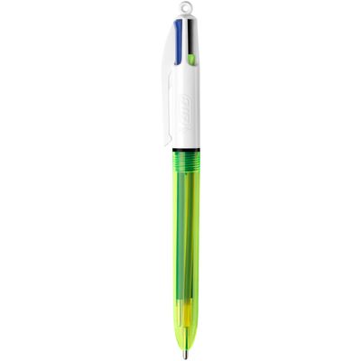 3086123419063-BIC 4 Couleurs Fluo - Stylo à bille 4 couleurs--0