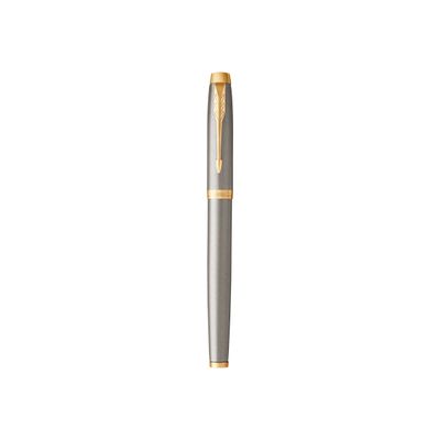 3501179316635-Parker IM - Roller metal brossé - pointe 0,7 mm-Avant-1