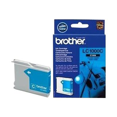 4977766643900-Brother LC1000 - cyan - cartouche d'encre originale-Angle droit-1