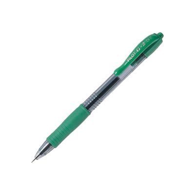 4902505166549-Pilot G-2 - Roller encre gel rétractable - 0,7 mm - vert-Avant-0