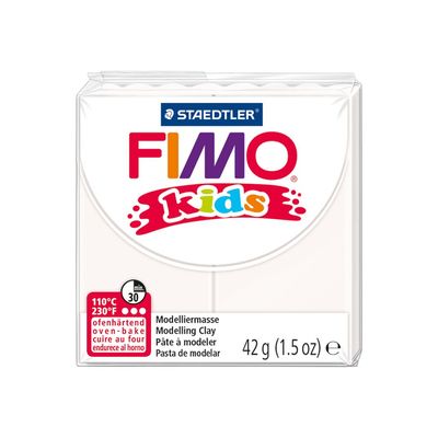 4007817805015-Pâte Fimo Kids  - Blanc - 42G-Angle droit-1