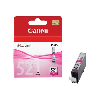 4960999577517-Canon CLI-521 - magenta - cartouche d'encre originale-Ports / commandes-2