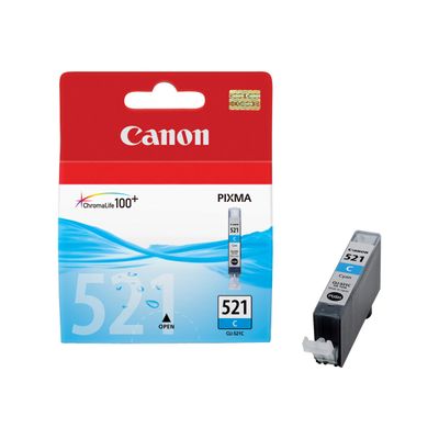 4960999577494-Canon CLI-521 - cyan - cartouche d'encre originale-Angle gauche-1