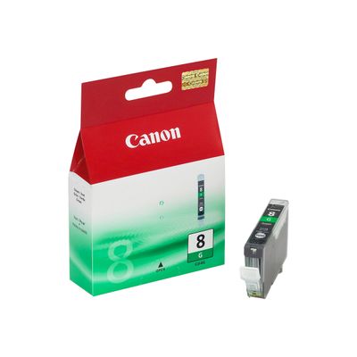 4960999272993-Canon CLI-8 - vert - cartouche d'encre originale-Angle gauche-1