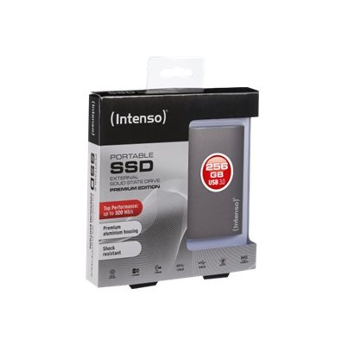 4034303025398-Intenso - Premium Edition - Disque dur SSD - 256 Go - USB 3.0-Angle gauche-7