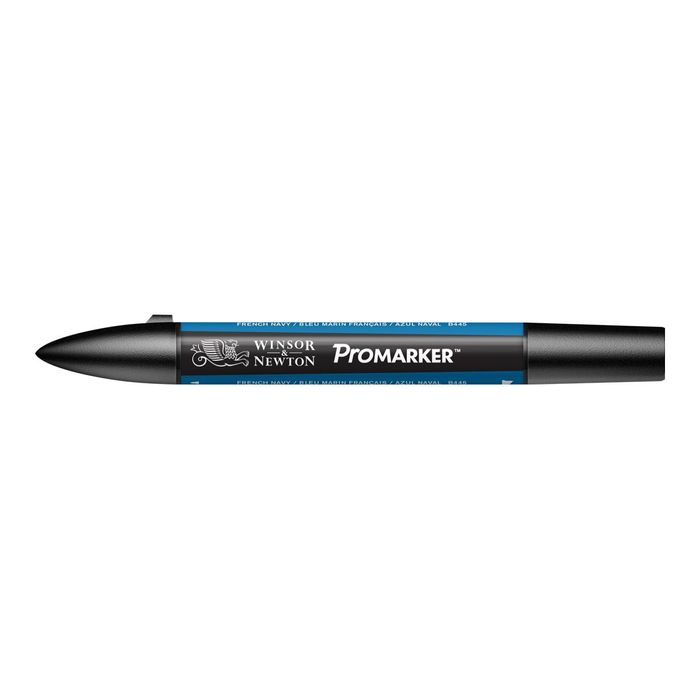 0884955041536-ProMarker - Marqueur double pointe - bleu marine-Angle gauche-1