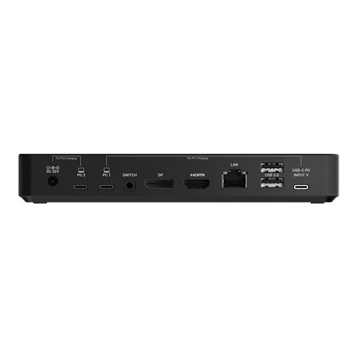 8595611705250-i-Tec - Station d'accueil - USB-C / USB4 / Thunderbolt 3 / Thunderbolt 4 x 2 - HDMI, DP - GigE -Arrière-5