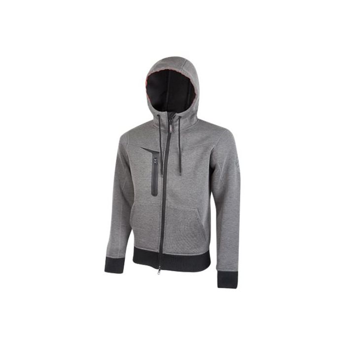 8033546340301-Gilet à capuche gris - Taille L - Tasty U-Power-Angle droit-0