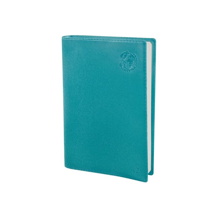 3371010360161-Agenda Equology - 1 semaine sur 2 pages - 10 x 15 cm - bleu lagon - Quo Vadis-Angle droit-0