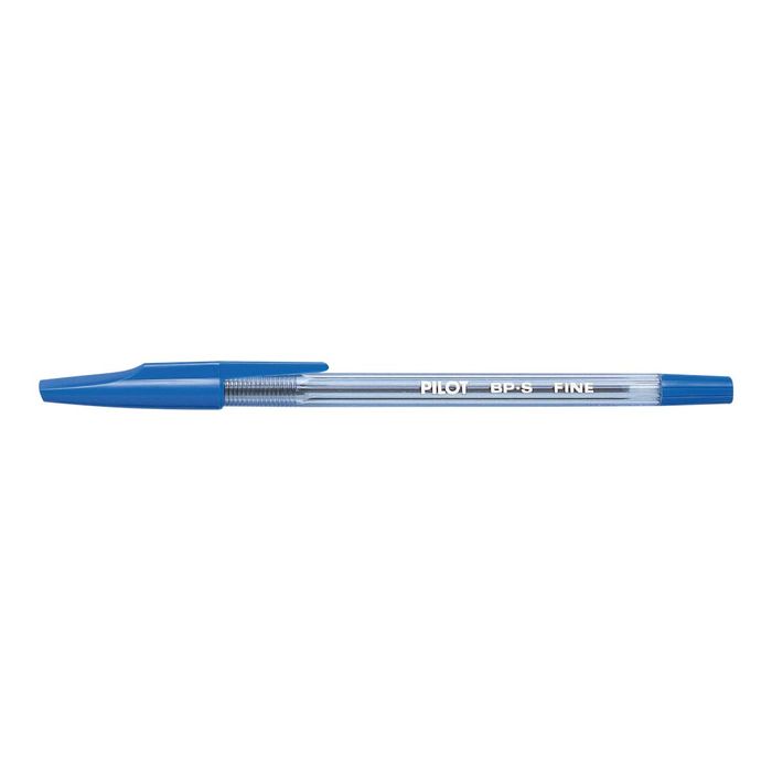 4902505043086-Pilot BP-S - 12 Stylos à bille - bleu - 0.7 mm-Angle gauche-0