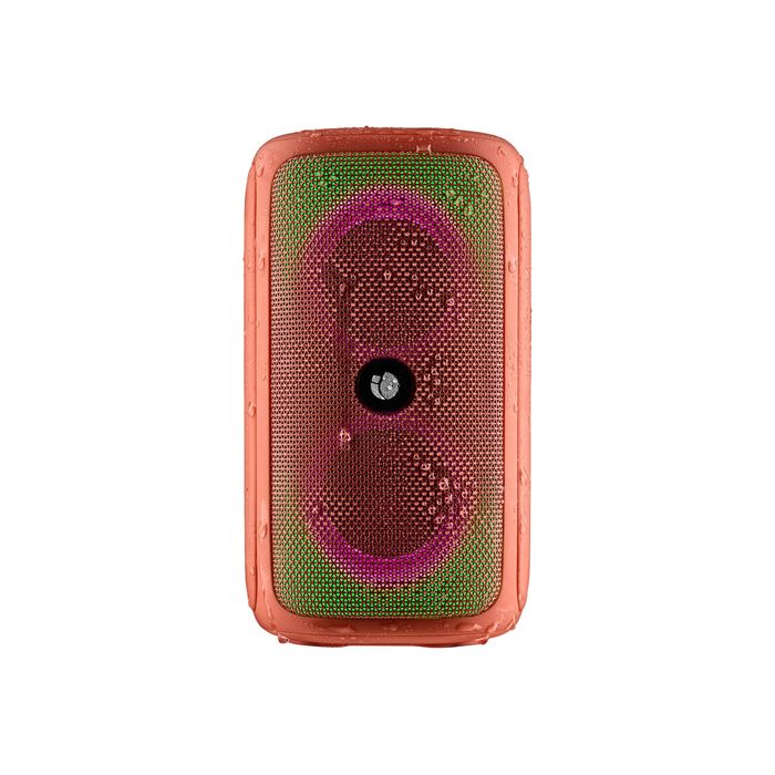 8435430622188-NGS Roller Beast - Mini enceinte sans fil - Bluetooth - 32 Watt - Corail-Avant-1