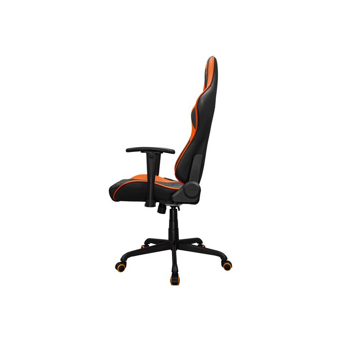 4710483775512-Fauteuil gamer ARMOR Elite - accoudoirs réglables - appui-tête intégré - Noir/orange-Droite-4