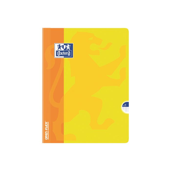 3020122878230-Oxford Openflex - Cahier polypro 24 x 32 cm - 96 pages - grands carreaux (seyès) - disponible dans-Avant-6