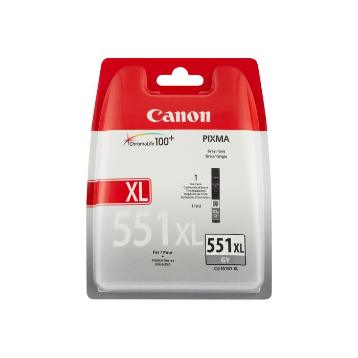 4960999904542-Canon CLI-551XL - gris - cartouche d'encre originale-Avant-1